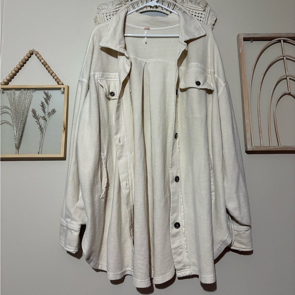 Free People Ruby Jacket Cream